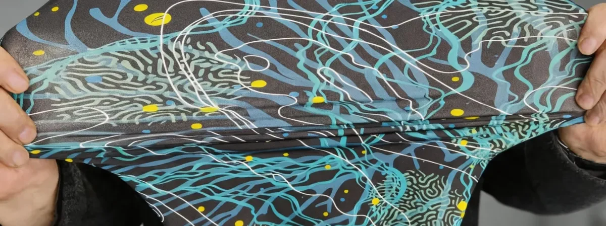 145 gsm nylon spandex fabric, fabric detail
