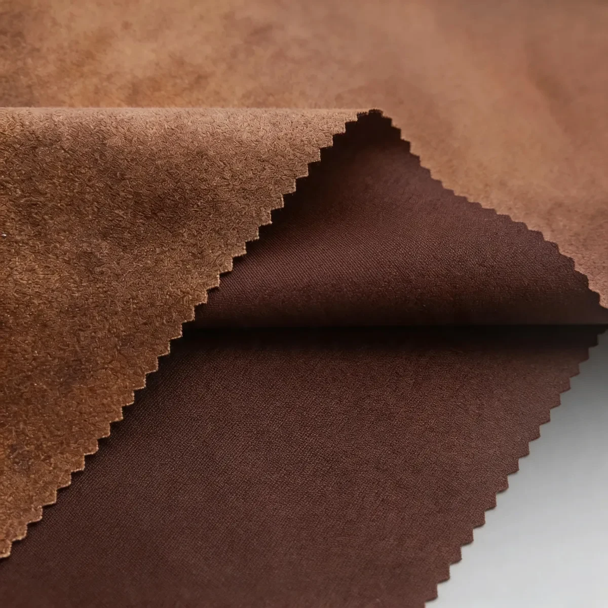 340 gsm Brushed Spacer Polyester Spandex Fabric for Trench Coat D456