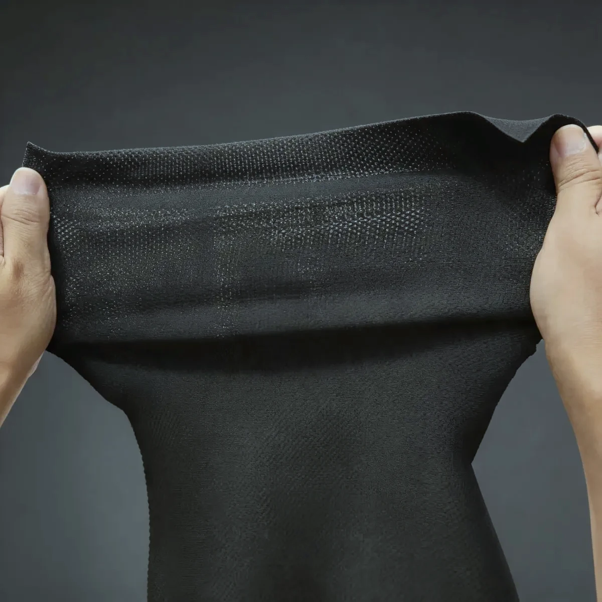 280 gsm spacer polyester spandex fabric for athletic sweatshirt, fabric detail (view 4)